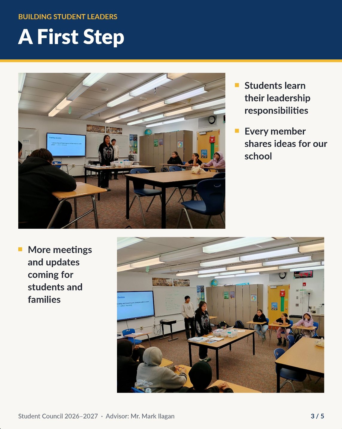 Nuiqsut Trapper School Student Council 2026-2027 School Year Update (3/5)