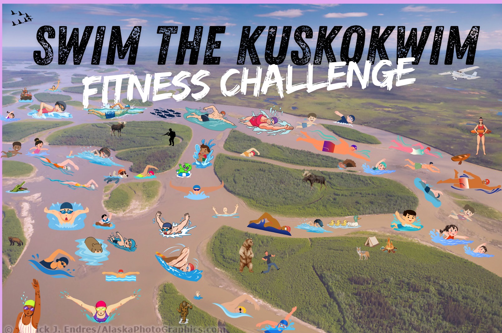 Swim the Kuskokwim Fitness Challenge (1/2)