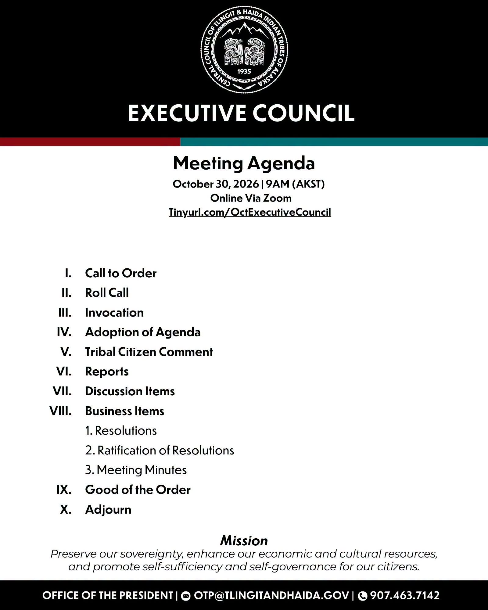 Executive Council Meeting (2/2)